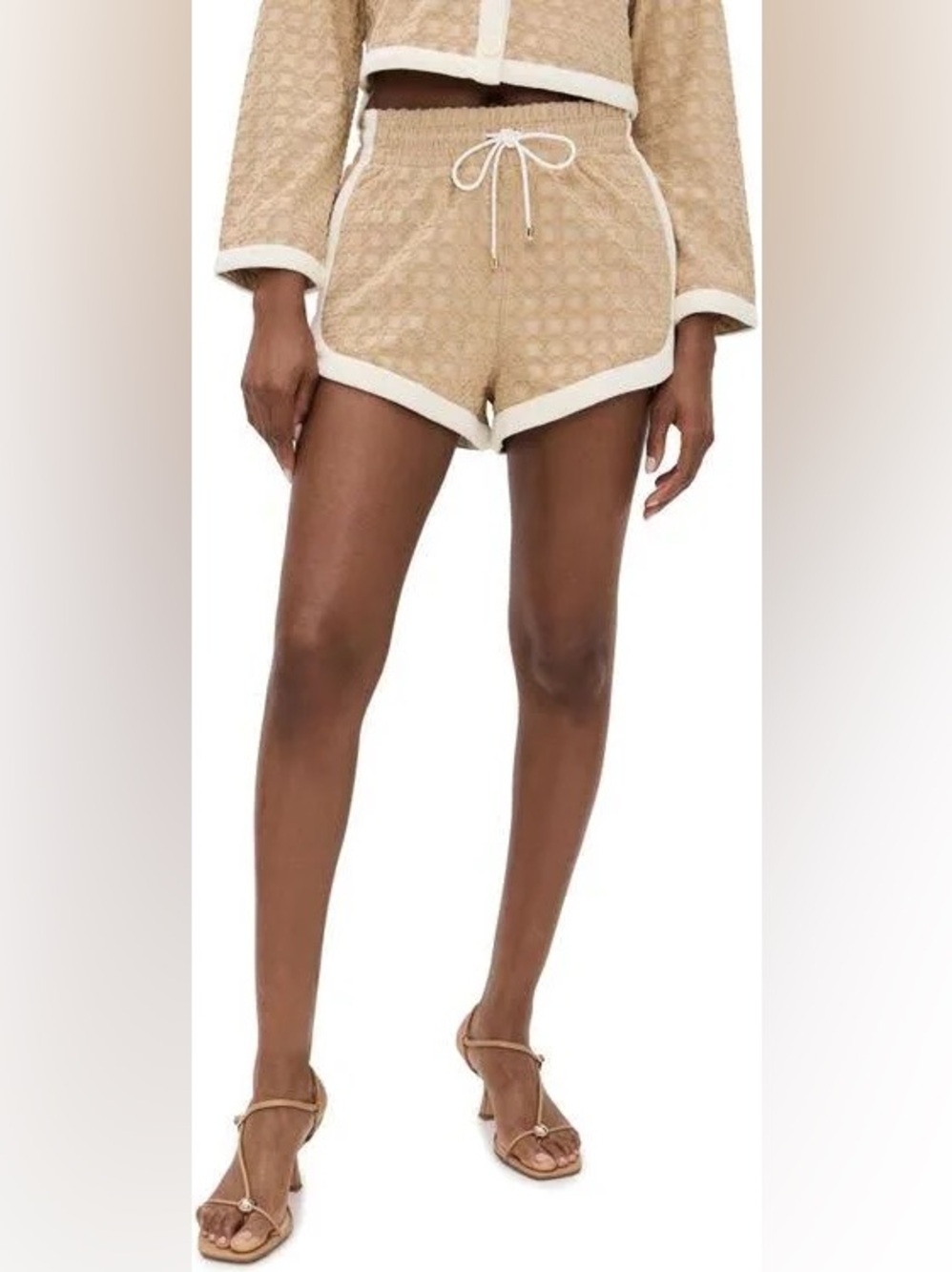 NWT Veronica Beard Mulberry Drawstring Shorts Medium